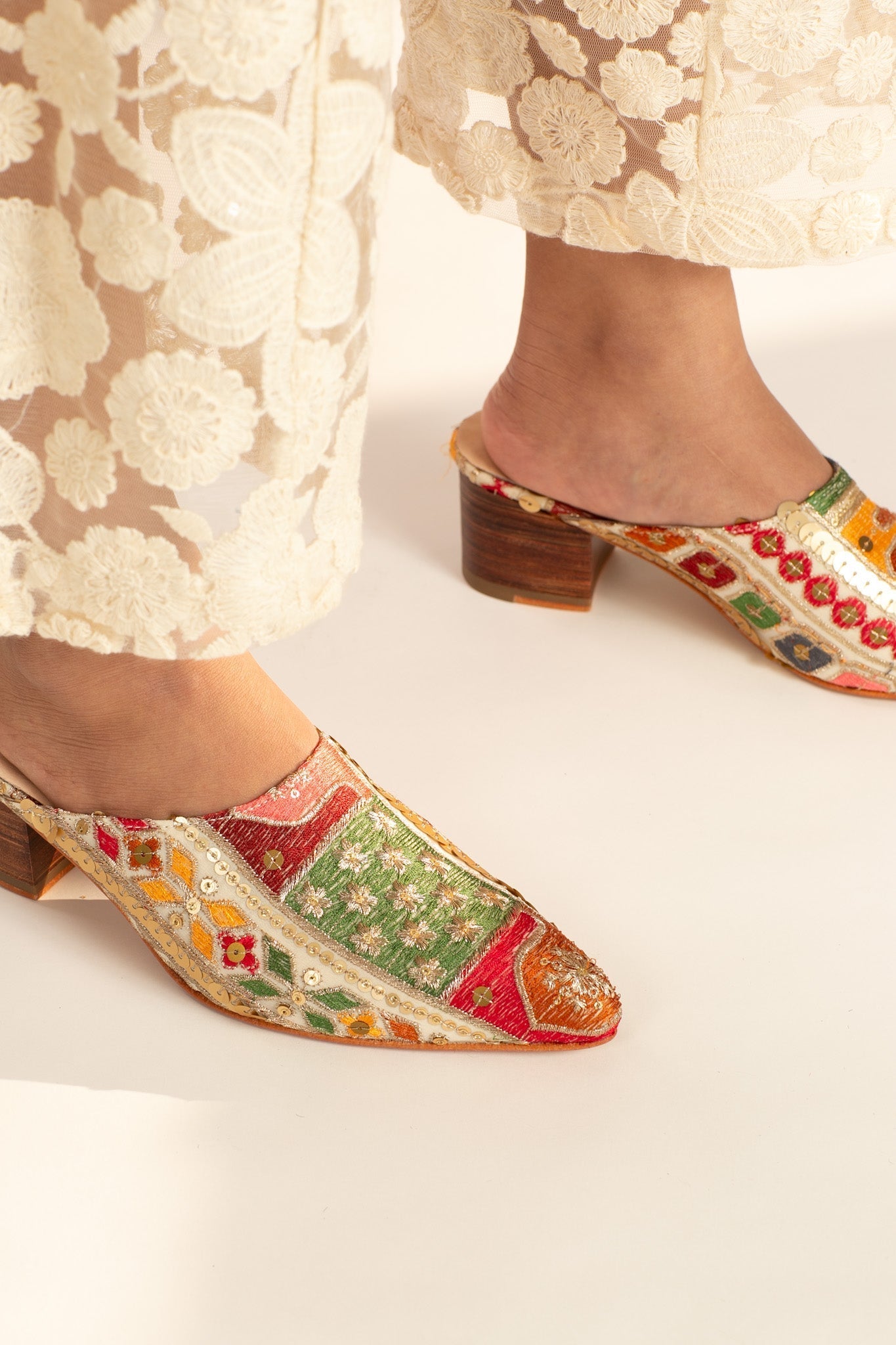 HEELED MULES TRIVIA - BANGKOK TAILOR CLOTHING STORE - HANDMADE CLOTHING