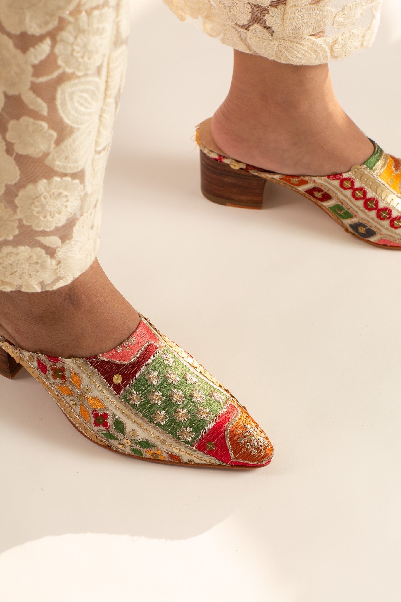 HEELED MULES TRIVIA - BANGKOK TAILOR CLOTHING STORE - HANDMADE CLOTHING