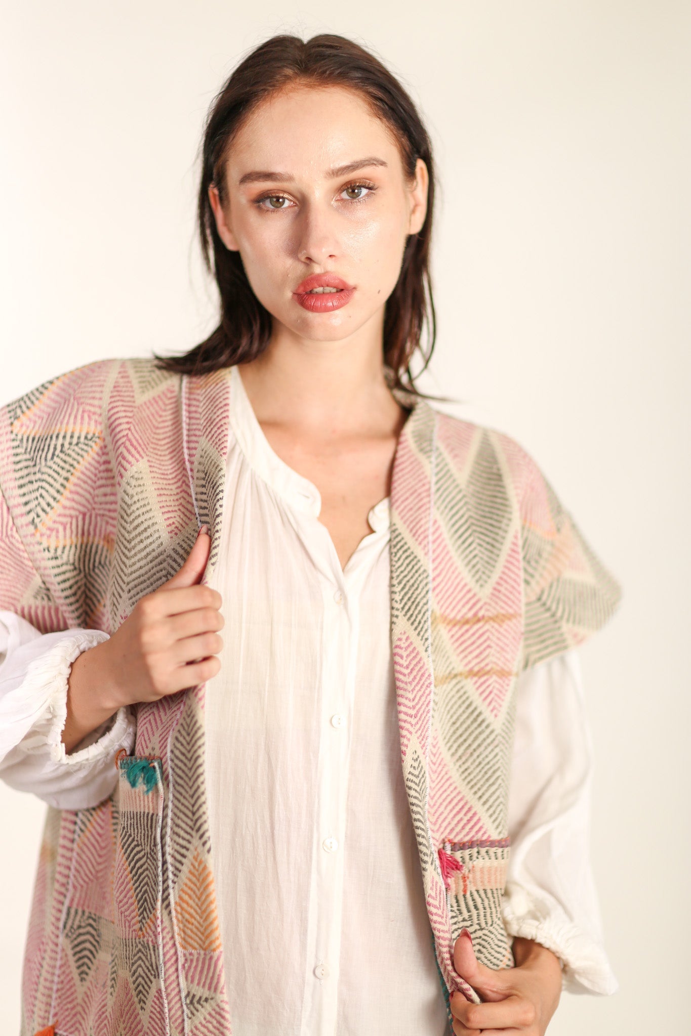 KANTHA QUILT VINTAG FABRIC BILO - BANGKOK TAILOR CLOTHING STORE - HANDMADE CLOTHING