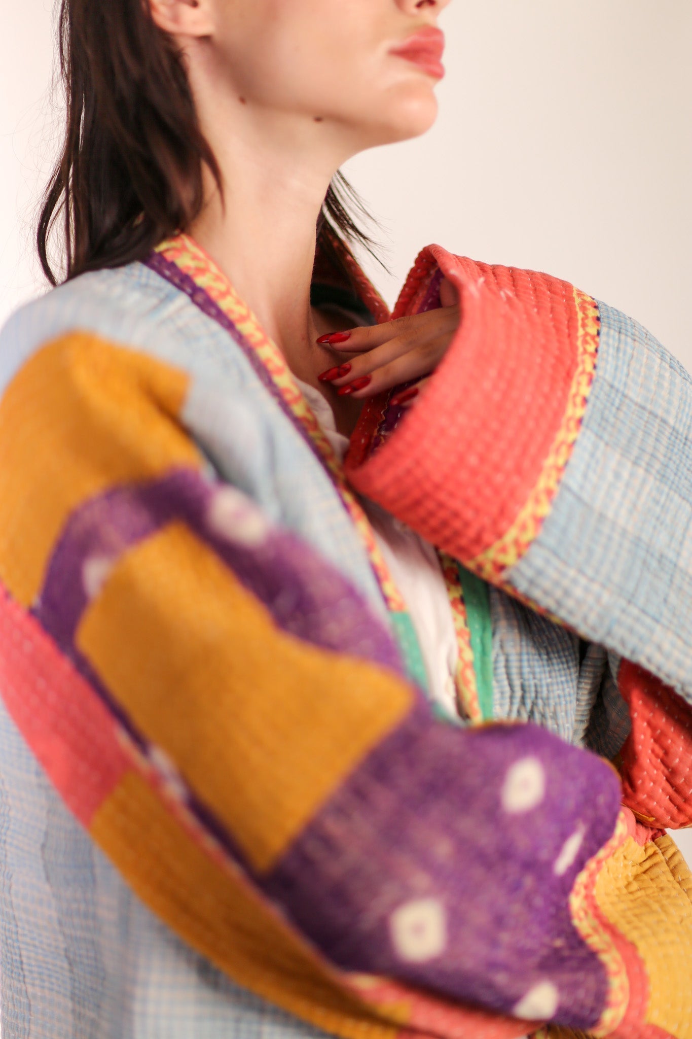 KANTHA VINTAGE JACKET MERLINI - BANGKOK TAILOR CLOTHING STORE - HANDMADE CLOTHING