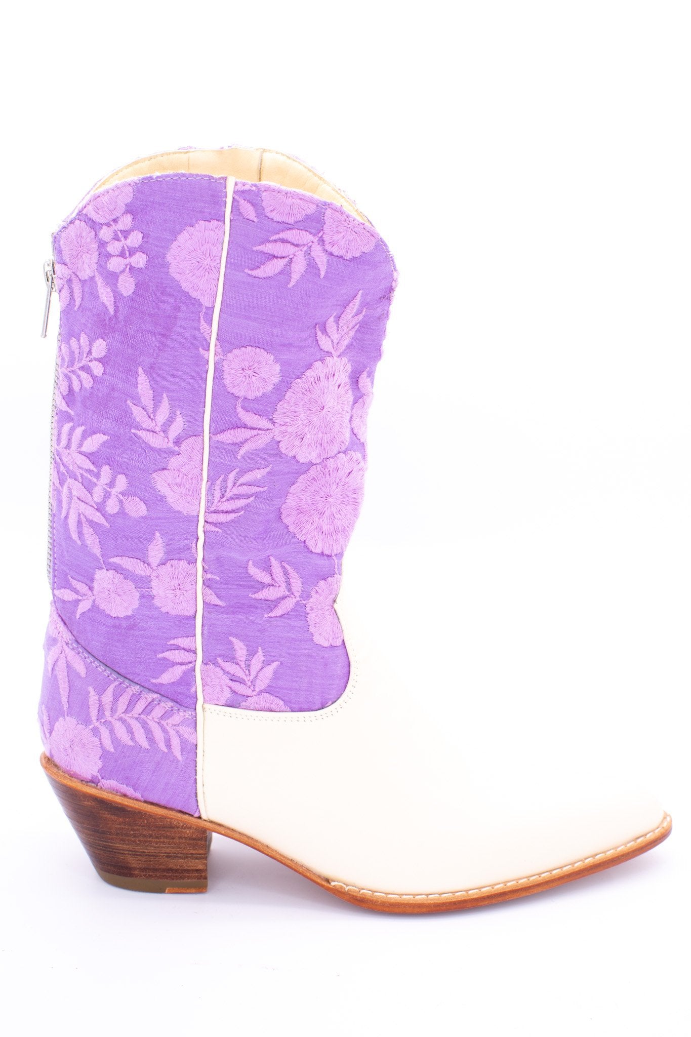 LAVENDER WESTERN BOOTS NANCY - BANGKOK TAILOR CLOTHING STORE - HANDMADE CLOTHING