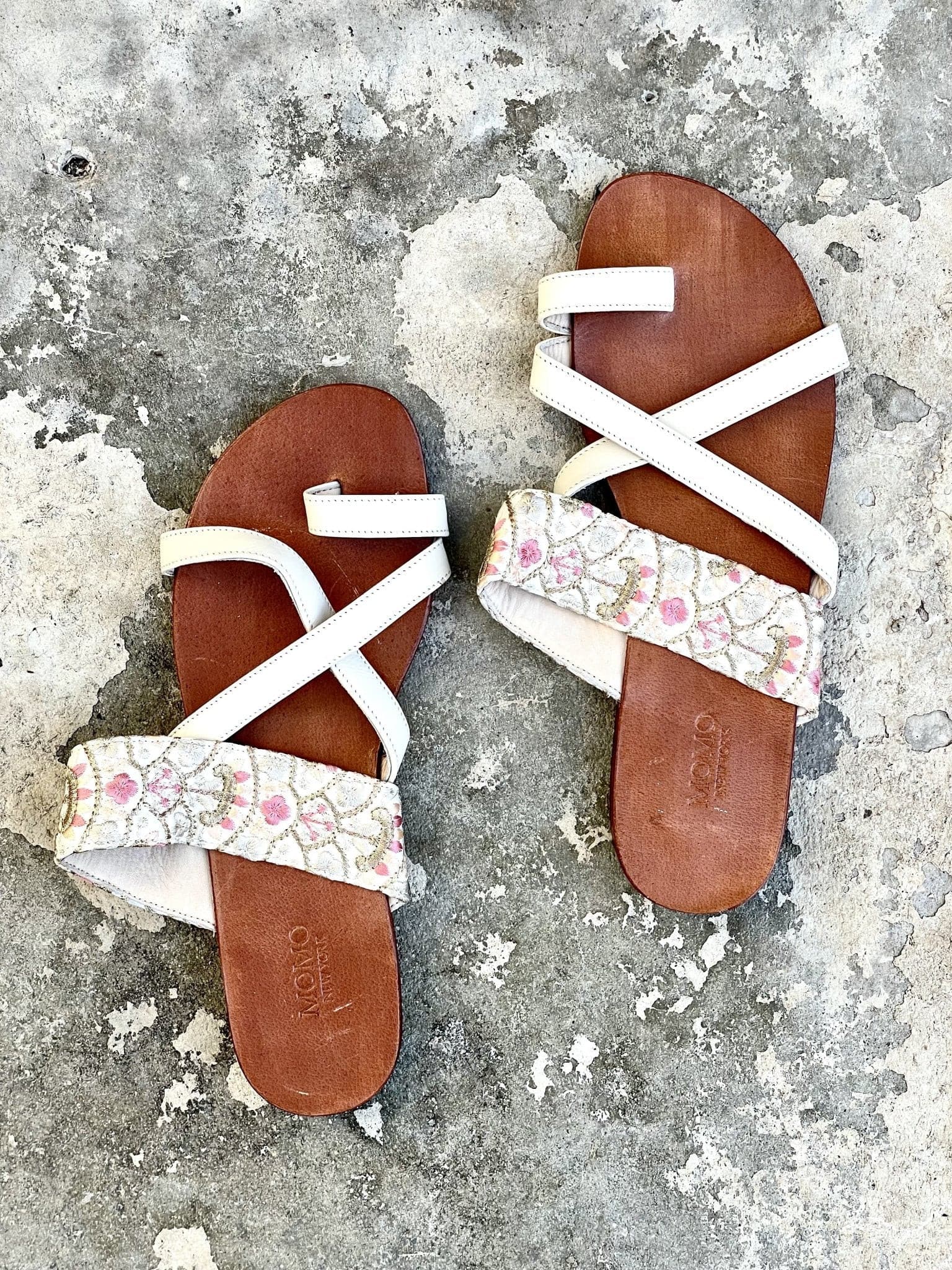 Leather String Sandals - BANGKOK CLOTHING STORE - HANDMADE CLOTHING ...