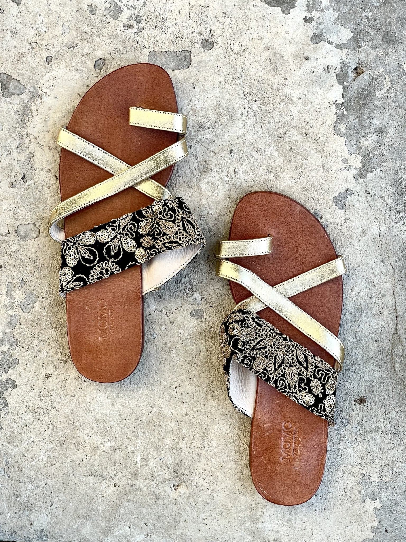 Leather String Sandals - BANGKOK CLOTHING STORE - HANDMADE CLOTHING ...
