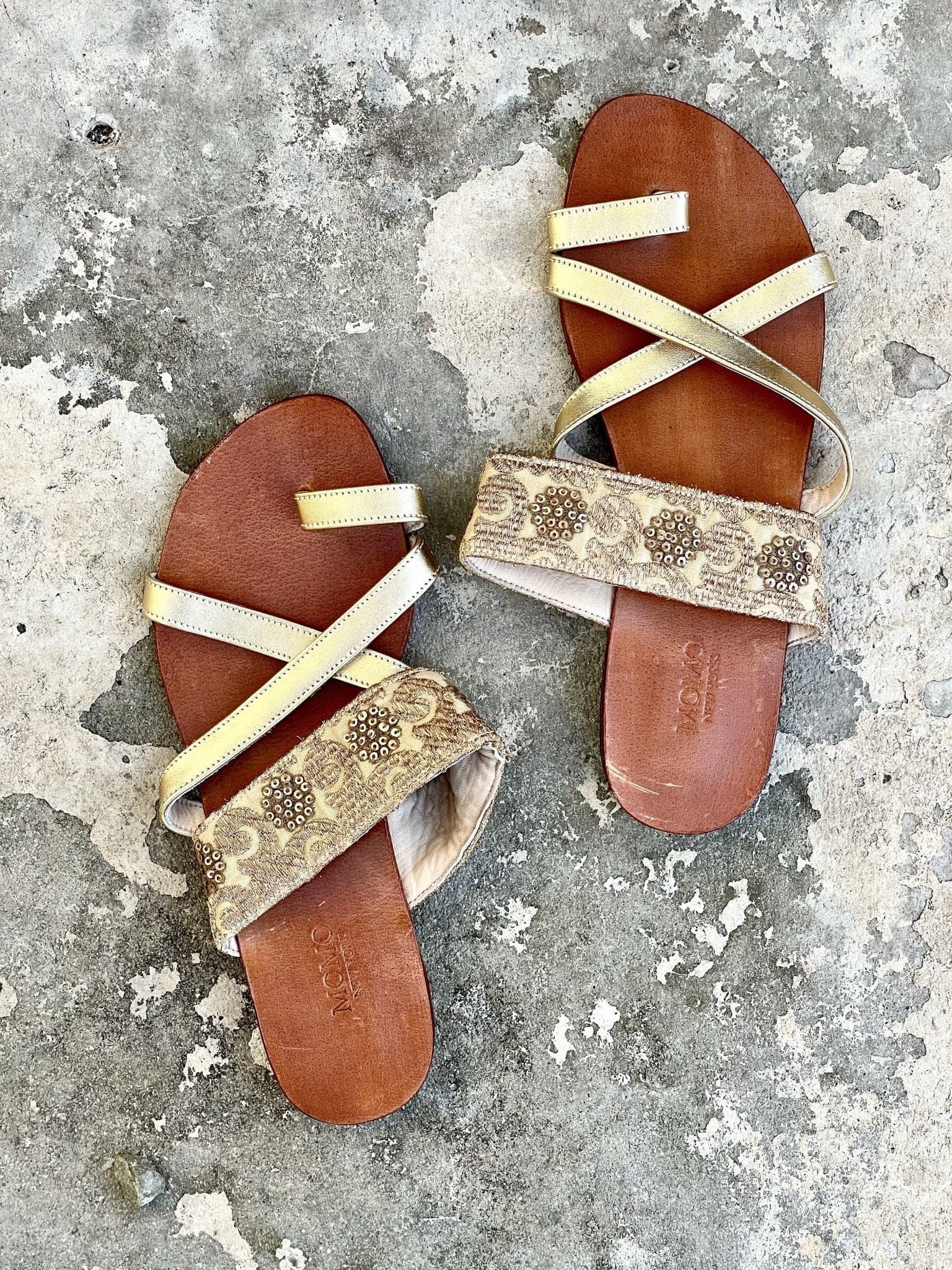 Leather String Sandals - BANGKOK CLOTHING STORE - HANDMADE CLOTHING ...