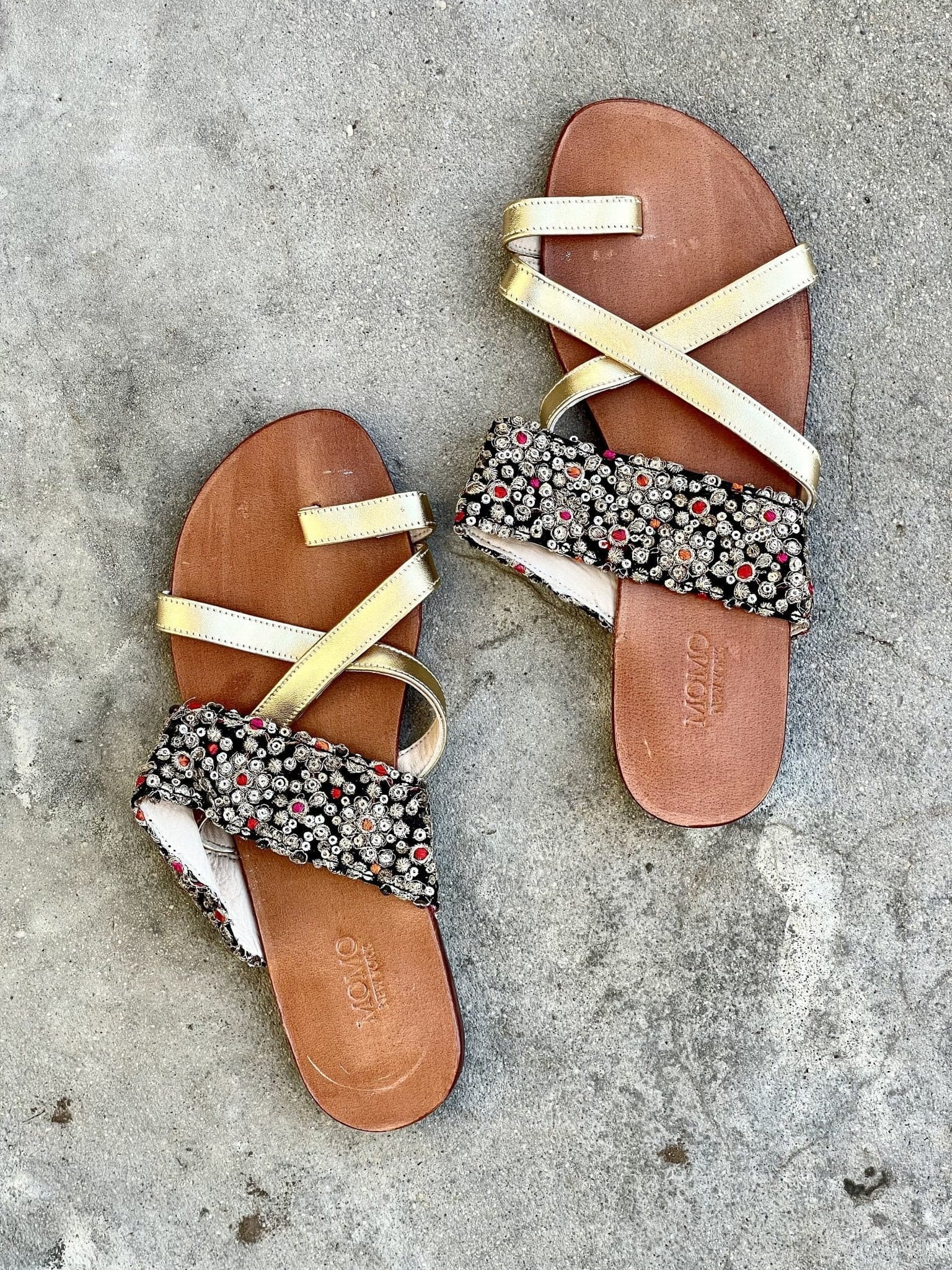 Leather String Sandals - BANGKOK CLOTHING STORE - HANDMADE CLOTHING ...