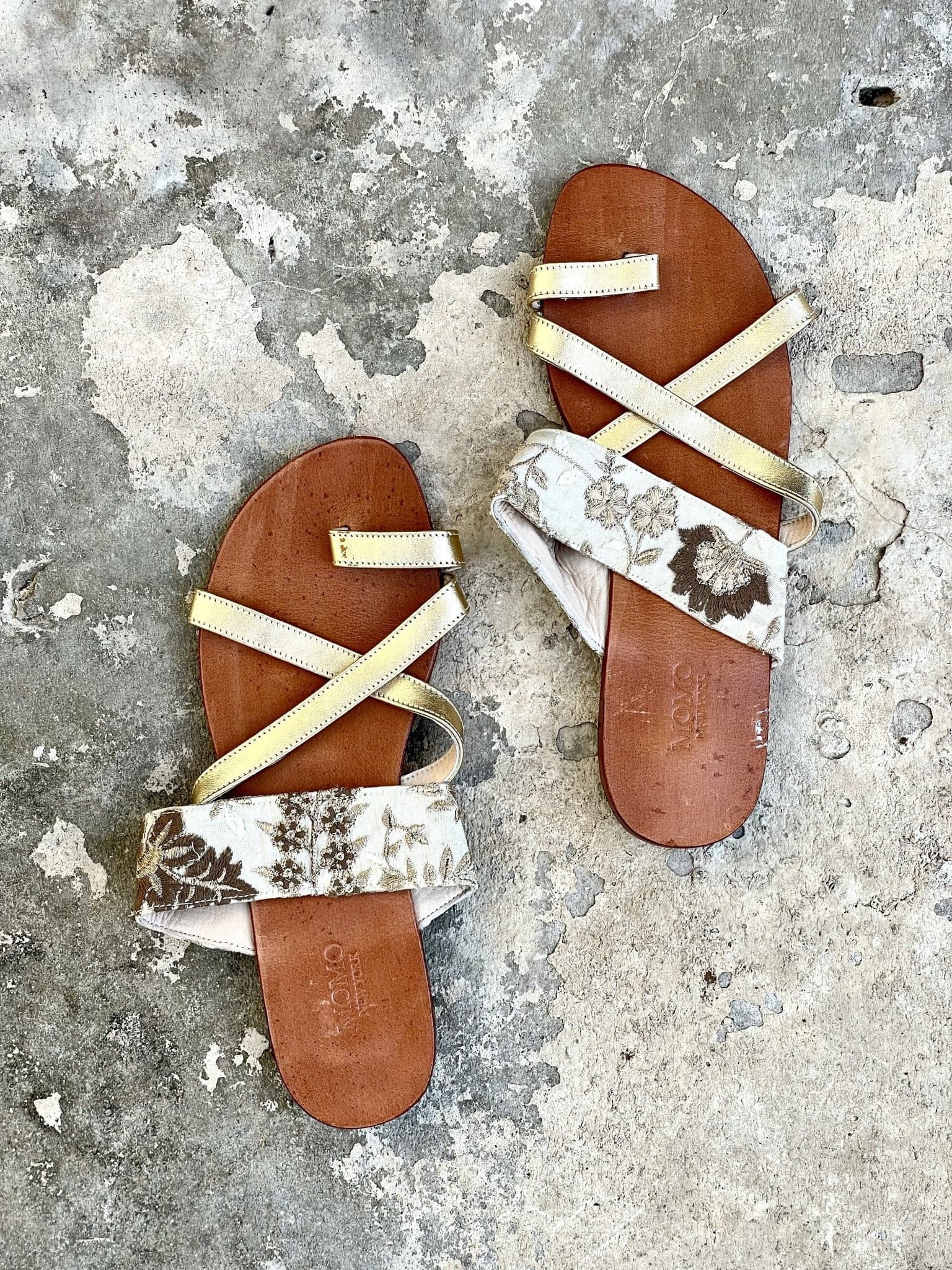 Leather String Sandals - BANGKOK CLOTHING STORE - HANDMADE CLOTHING ...
