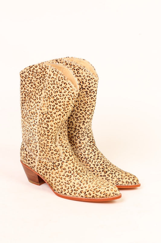 LEOPARD PRINT WESTERN BOOTS - BANGKOK TAILOR CLOTHING STORE - HANDMADE CLOTHING