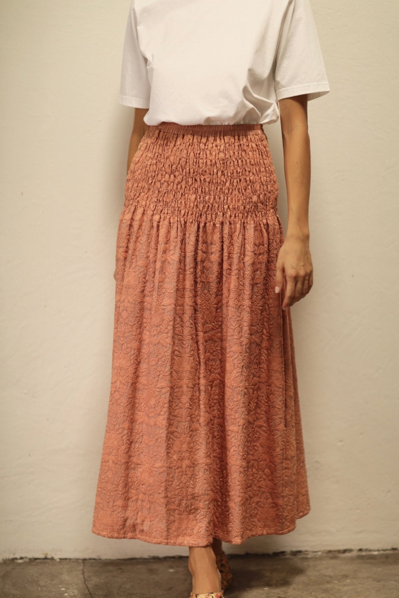 MALAINA DRESS SKIRT - BANGKOK TAILOR CLOTHING STORE - HANDMADE CLOTHING