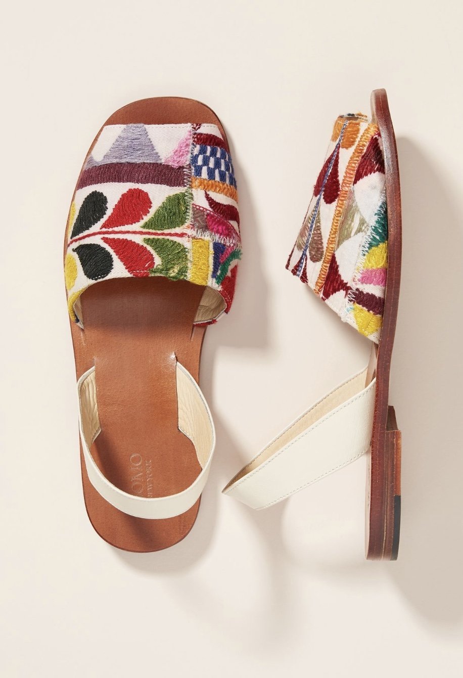 MOMO DESIGN X ANTHROPOLOGIE DESSA BACK SLING LEATHER SANDALS - BANGKOK TAILOR CLOTHING STORE - HANDMADE CLOTHING