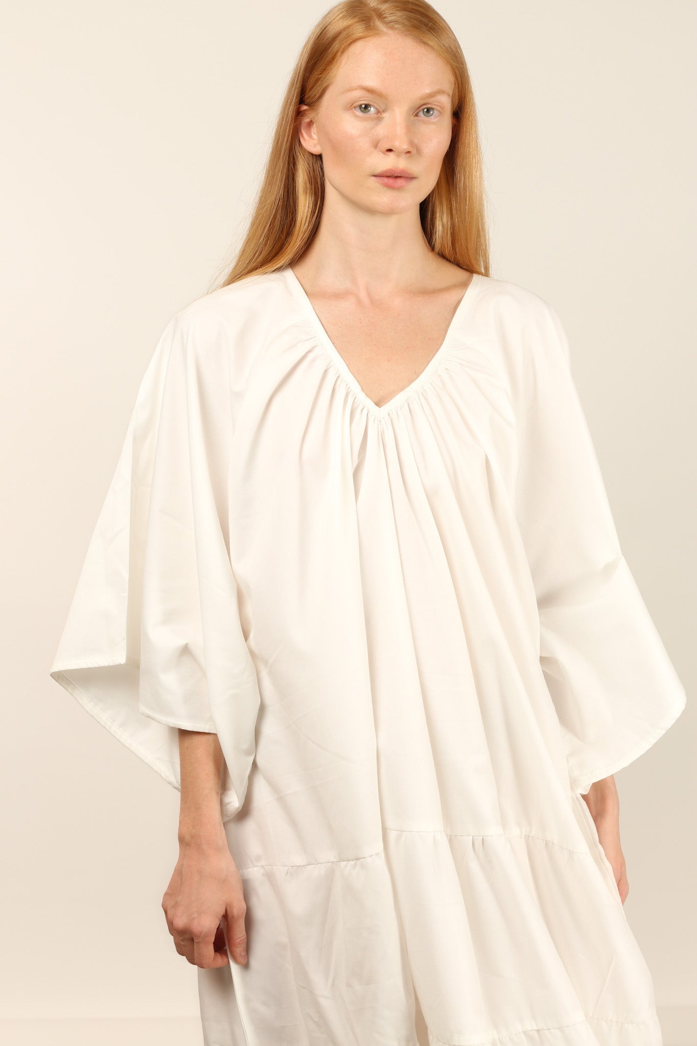 MY COMFY COTTON KAFTAN DRESS GILA - BANGKOK TAILOR CLOTHING STORE - HANDMADE CLOTHING