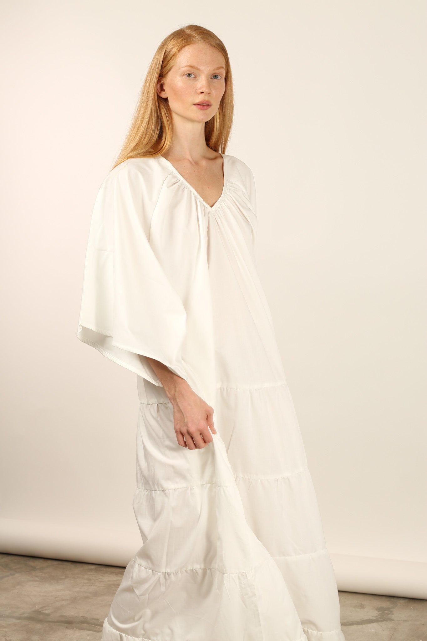 MY COMFY COTTON KAFTAN DRESS GILA - BANGKOK TAILOR CLOTHING STORE - HANDMADE CLOTHING