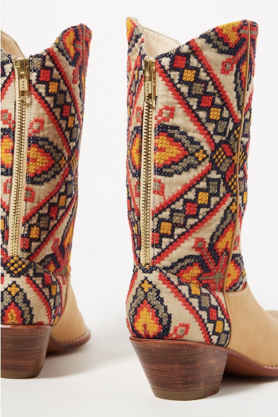 NEEDLESTITCH EMBROIDERED WESTERN BOOTS X ANTHROPOLOGIE - BANGKOK TAILOR CLOTHING STORE - HANDMADE CLOTHING