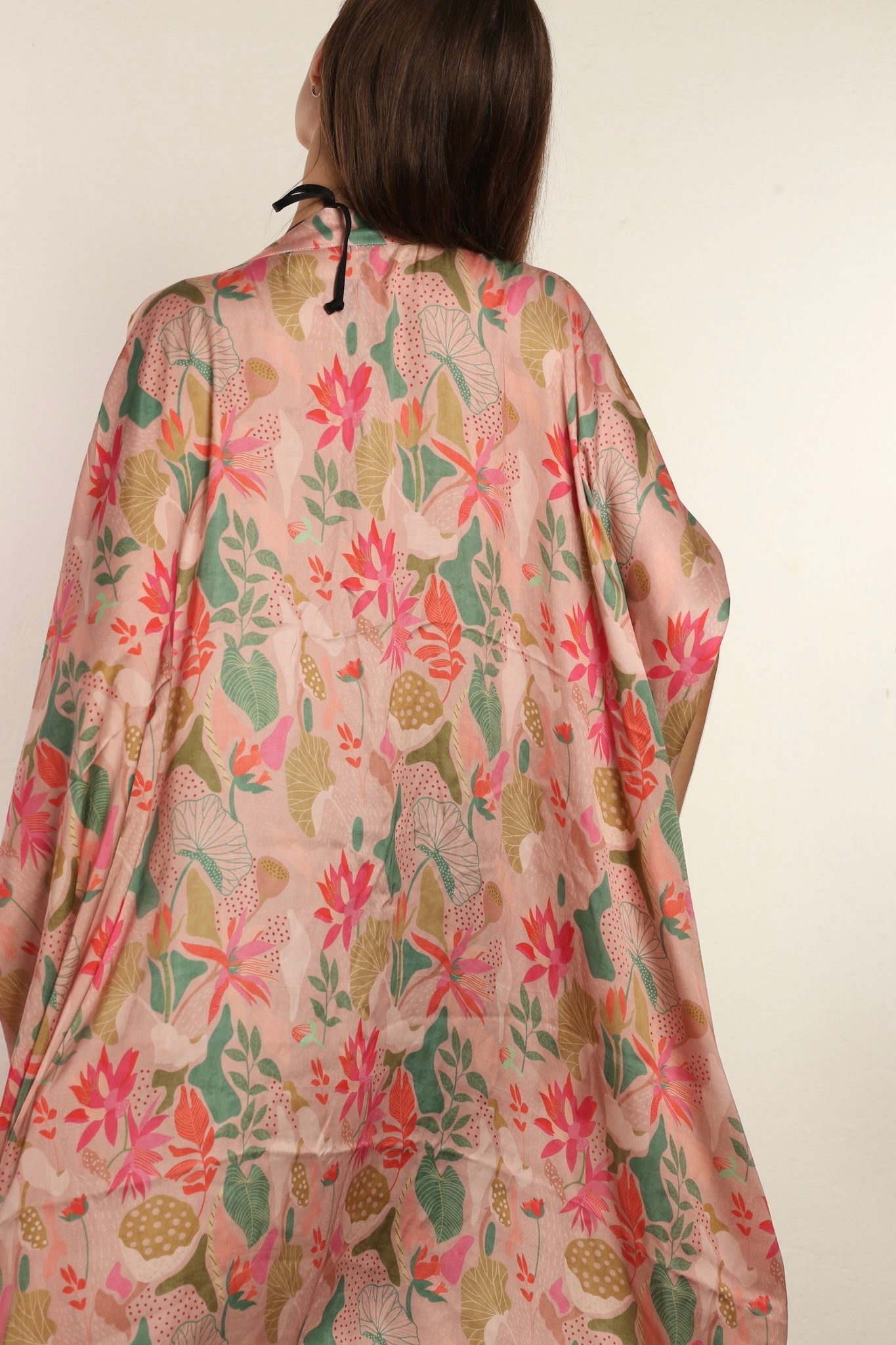 PINK FOREST KIMONO WEISA - BANGKOK TAILOR CLOTHING STORE - HANDMADE CLOTHING