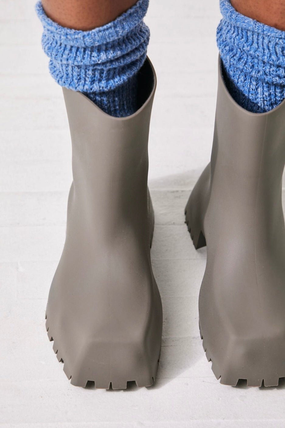 RAIN CHECK RUBBER BOOTS - BANGKOK TAILOR CLOTHING STORE - HANDMADE CLOTHING