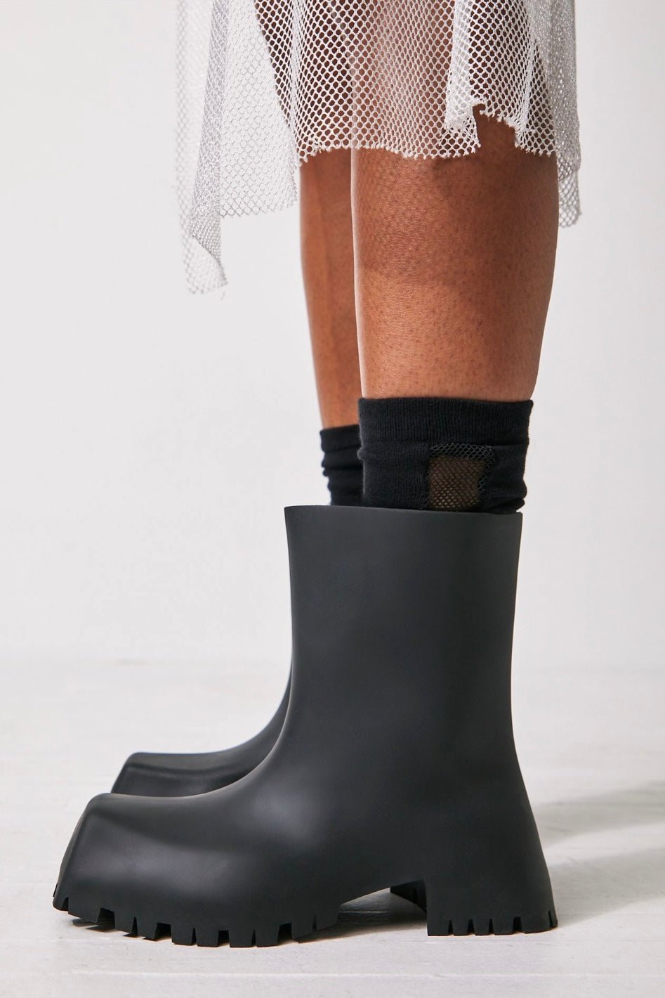 RAIN CHECK RUBBER BOOTS - BANGKOK TAILOR CLOTHING STORE - HANDMADE CLOTHING