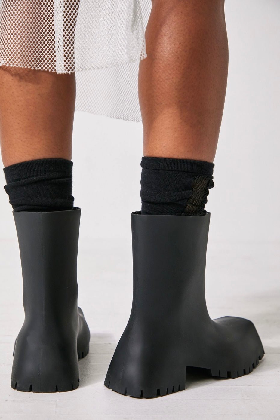 RAIN CHECK RUBBER BOOTS - BANGKOK TAILOR CLOTHING STORE - HANDMADE CLOTHING