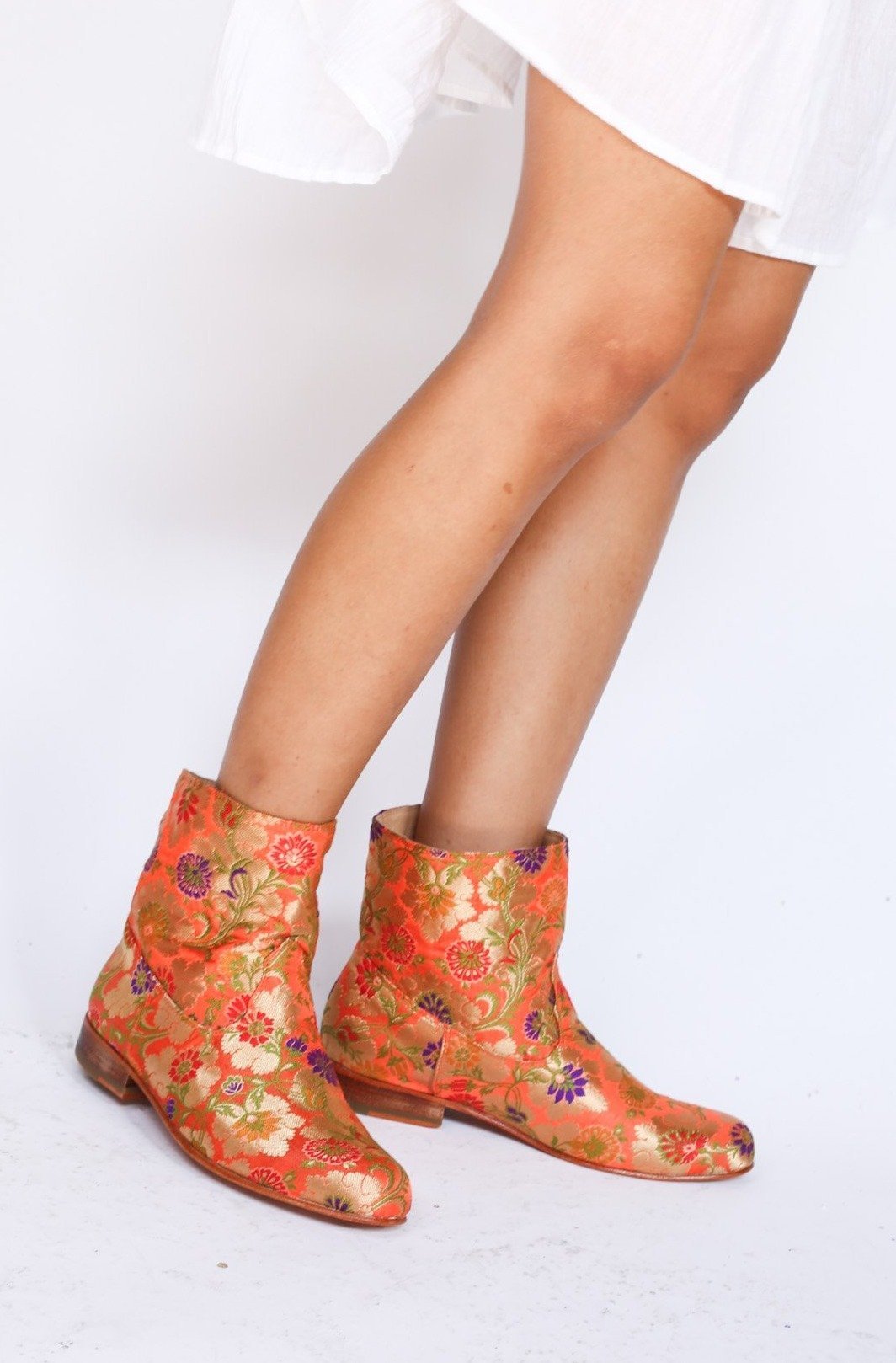 SILK ANKLE BOOTS JUDD - BANGKOK TAILOR CLOTHING STORE - HANDMADE CLOTHING