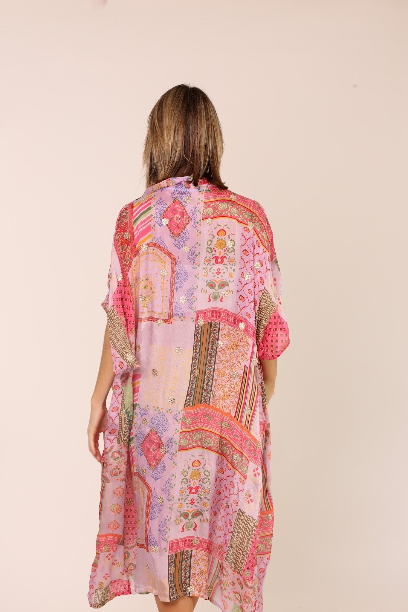 SILK KIMONO RESUKA - BANGKOK TAILOR CLOTHING STORE - HANDMADE CLOTHING