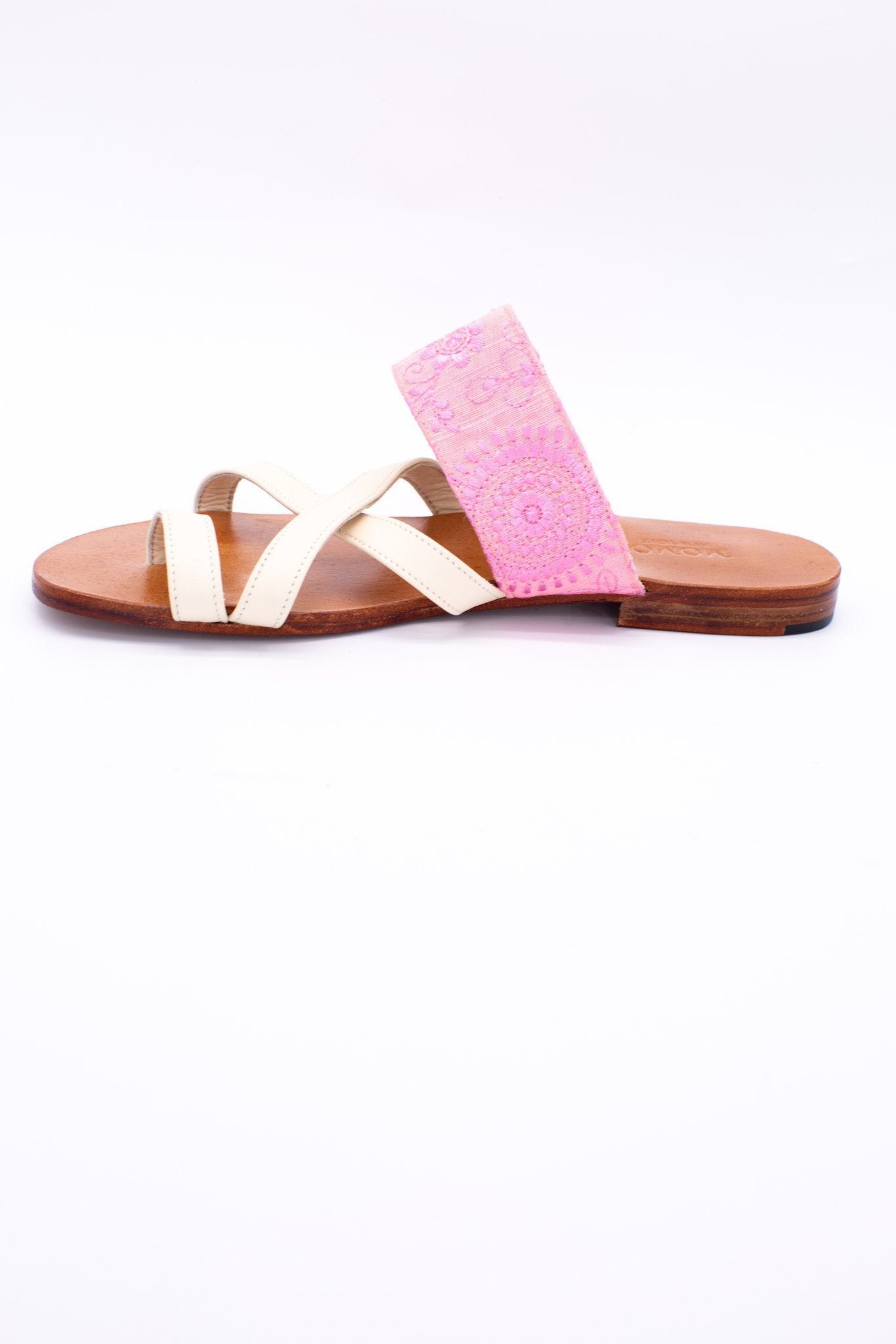 STRAP LEATHER SANDALS CLAUDIA - BANGKOK TAILOR CLOTHING STORE - HANDMADE CLOTHING