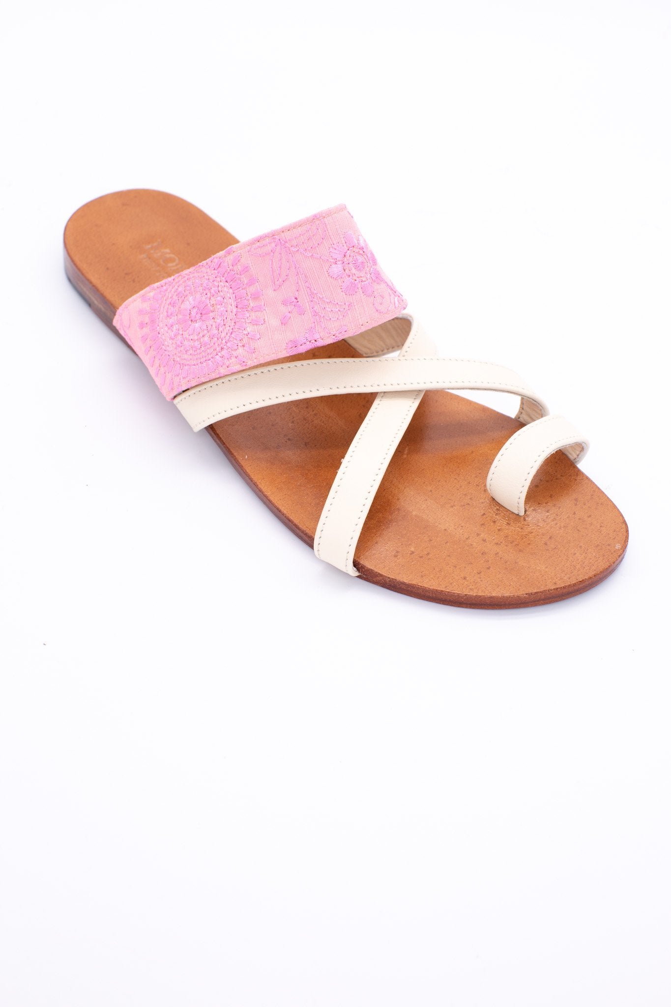 STRAP LEATHER SANDALS CLAUDIA - BANGKOK TAILOR CLOTHING STORE - HANDMADE CLOTHING