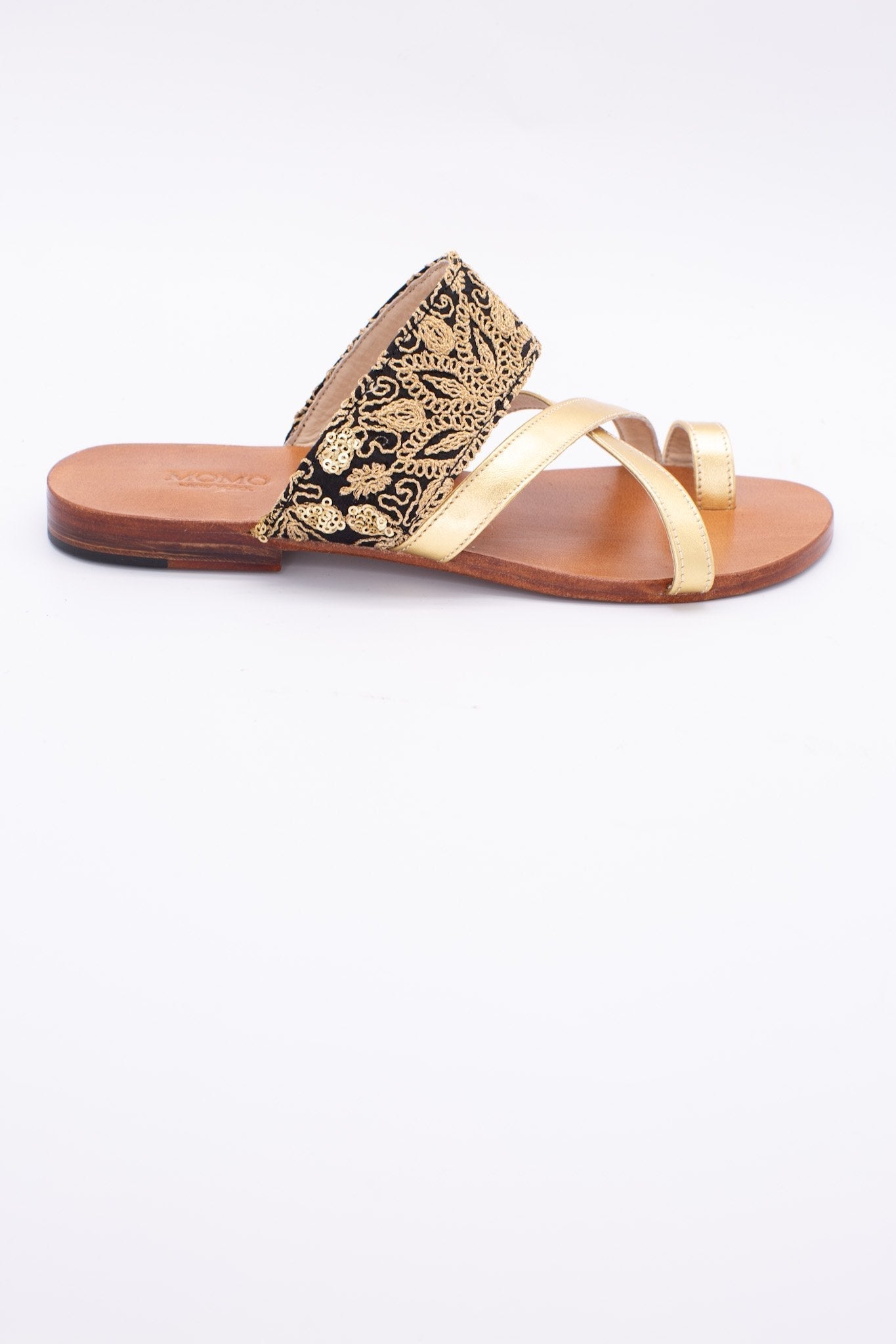 STRAP LEATHER SANDALS MARIEL - BANGKOK TAILOR CLOTHING STORE - HANDMADE CLOTHING