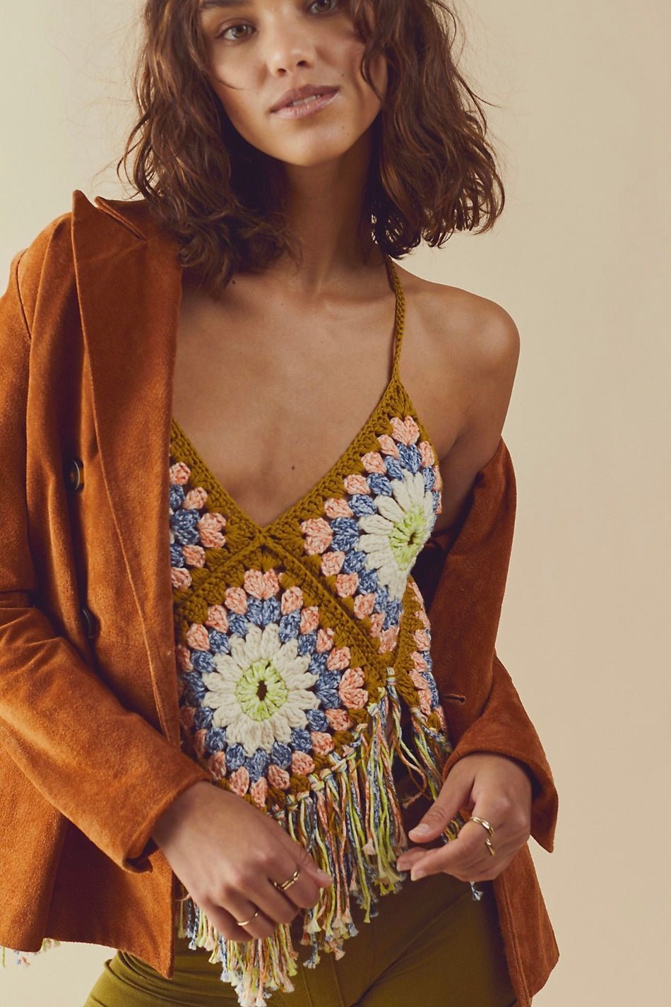 SUMMER OF LOVE HALTER TOP X FREE PEOPLE - BANGKOK TAILOR CLOTHING STORE - HANDMADE CLOTHING