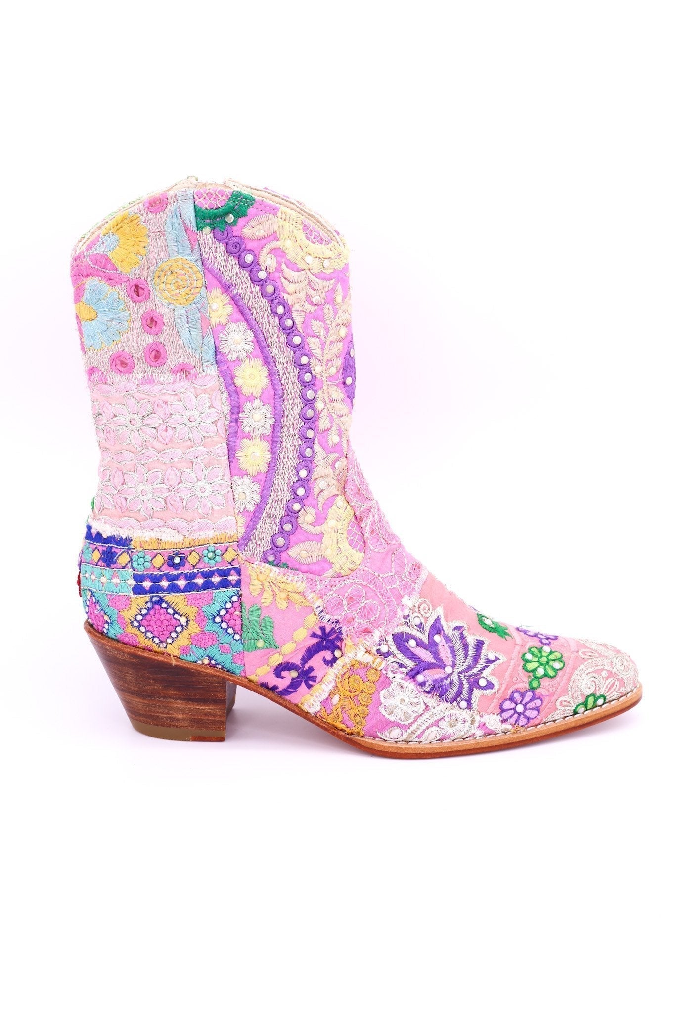 SUNNY DAYS ANKLE BOOTS - BANGKOK TAILOR CLOTHING STORE - HANDMADE CLOTHING