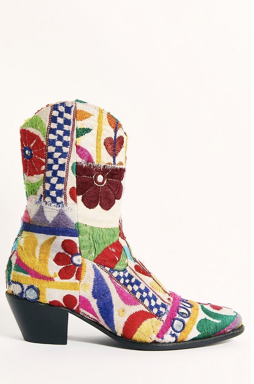 SUNNY DAYS ANKLE BOOTS - BANGKOK TAILOR CLOTHING STORE - HANDMADE CLOTHING