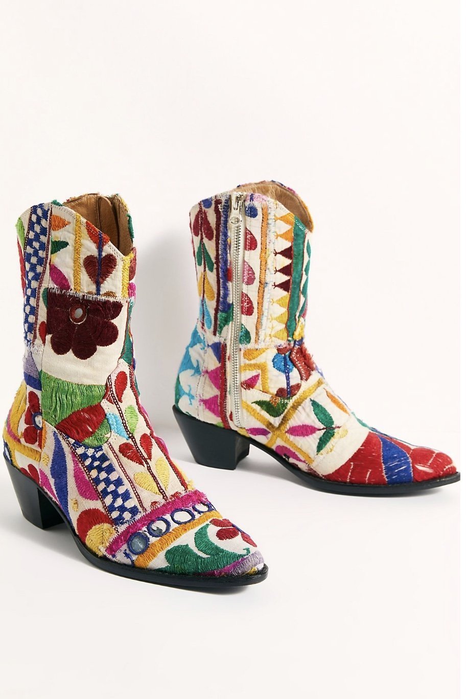 SUNNY DAYS ANKLE BOOTS - BANGKOK TAILOR CLOTHING STORE - HANDMADE CLOTHING