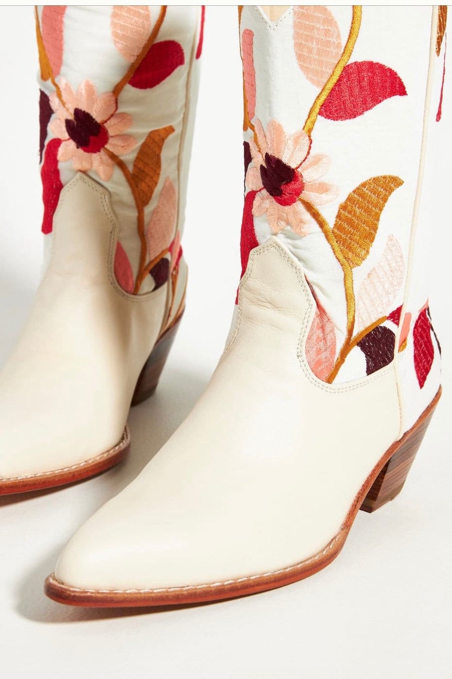 WESTERN EMBROIDERED BOOTS X ANTHROPOLOGIE - BANGKOK TAILOR CLOTHING STORE - HANDMADE CLOTHING