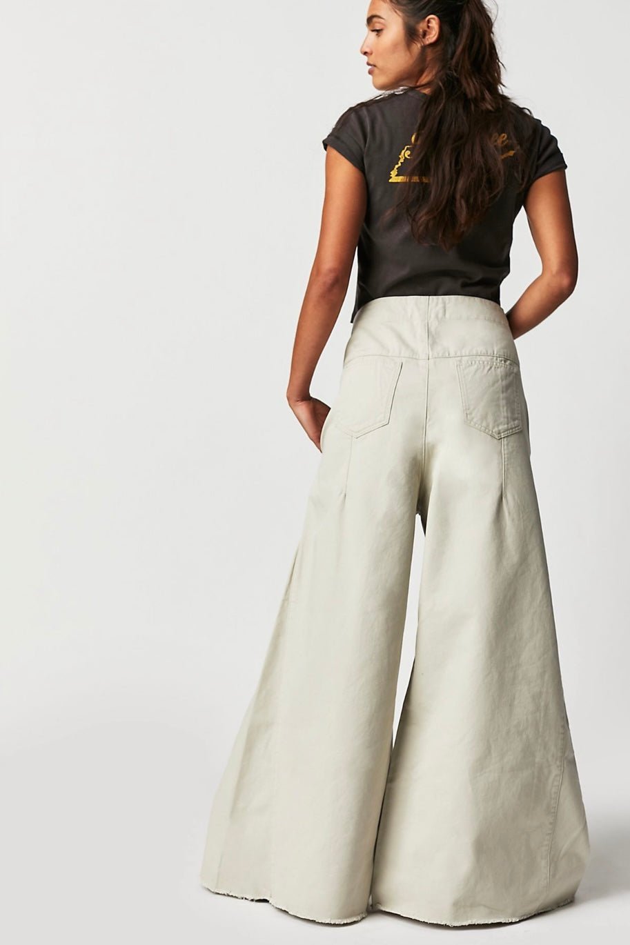 WIDE LEG PANTS SANDY - BANGKOK TAILOR CLOTHING STORE - HANDMADE CLOTHING