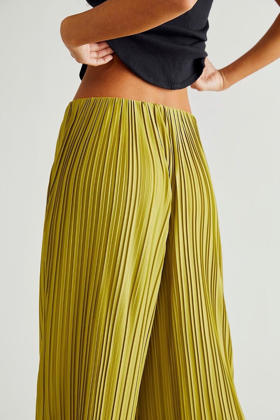 WINONA PLEATED FLARE PANTS X FREE PEOPLE - BANGKOK TAILOR CLOTHING STORE - HANDMADE CLOTHING