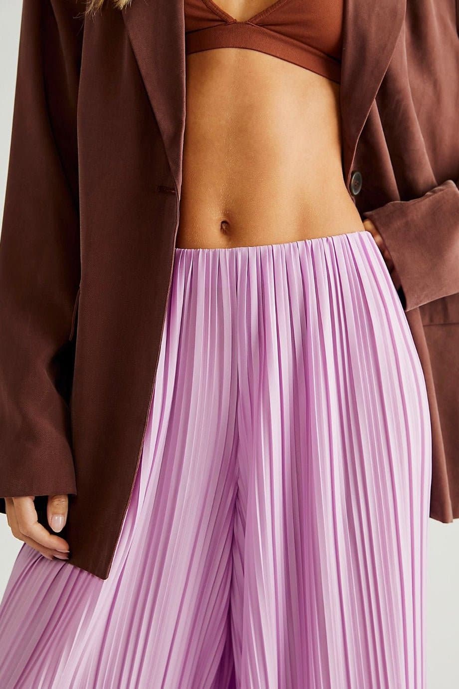 WINONA PLEATED FLARE PANTS X FREE PEOPLE - BANGKOK TAILOR CLOTHING STORE - HANDMADE CLOTHING